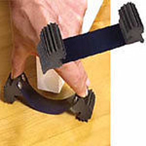 Flexible Door Holder Doorstop That Works Heavy duty rubber feet on spring metal