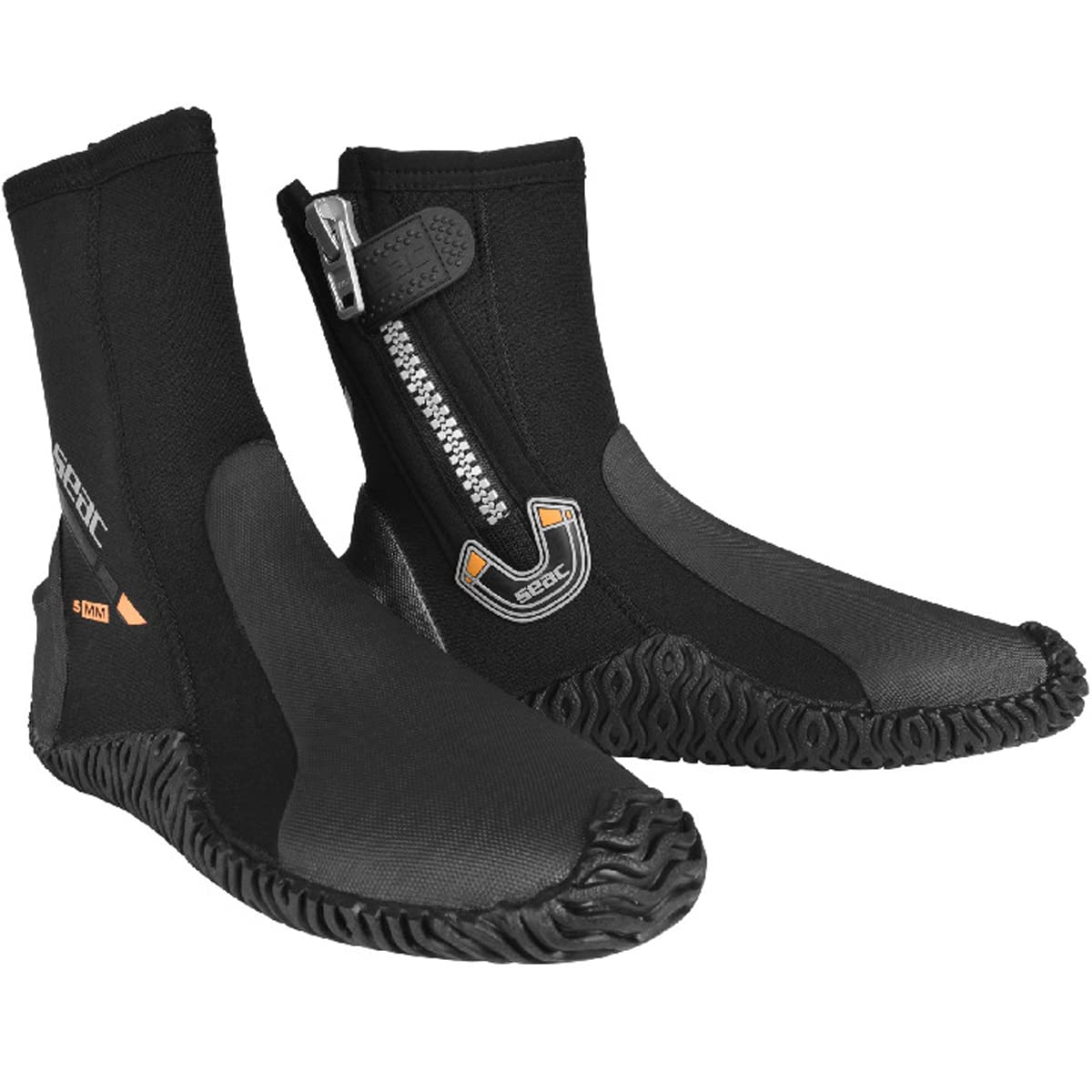 Seac 5mm Basic HD Boots - Black, X-Small