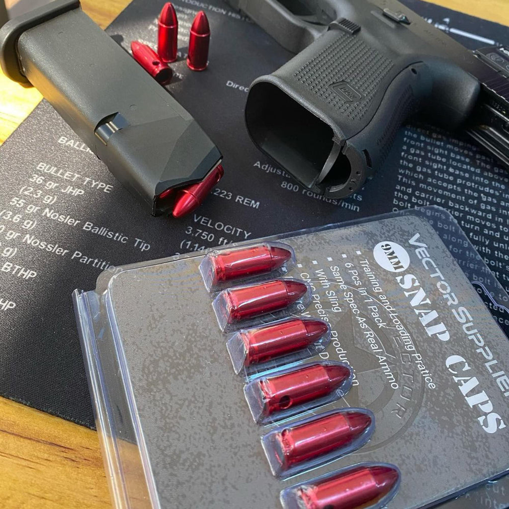Vector Optics 9mm Trainning Dummy Round Snap Caps, view 7