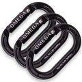 Micro Raider Mini Oval Carabiner - Hot Forged Aluminum Climbing Connector - 4kN