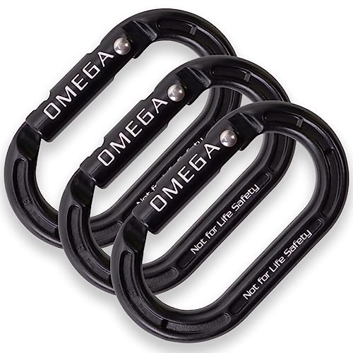 Micro Raider Mini Oval Carabiner - Hot Forged Aluminum Climbing Connector - 4kN