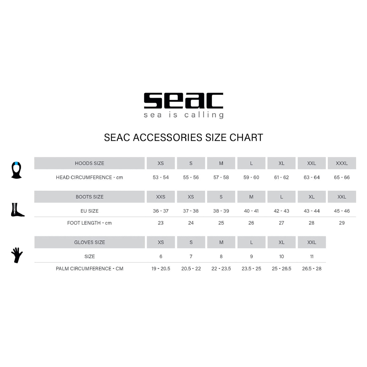 SEAC Pro HD 6mm Neoprene Wetsuit Boots with Side Zipper, XX-Small