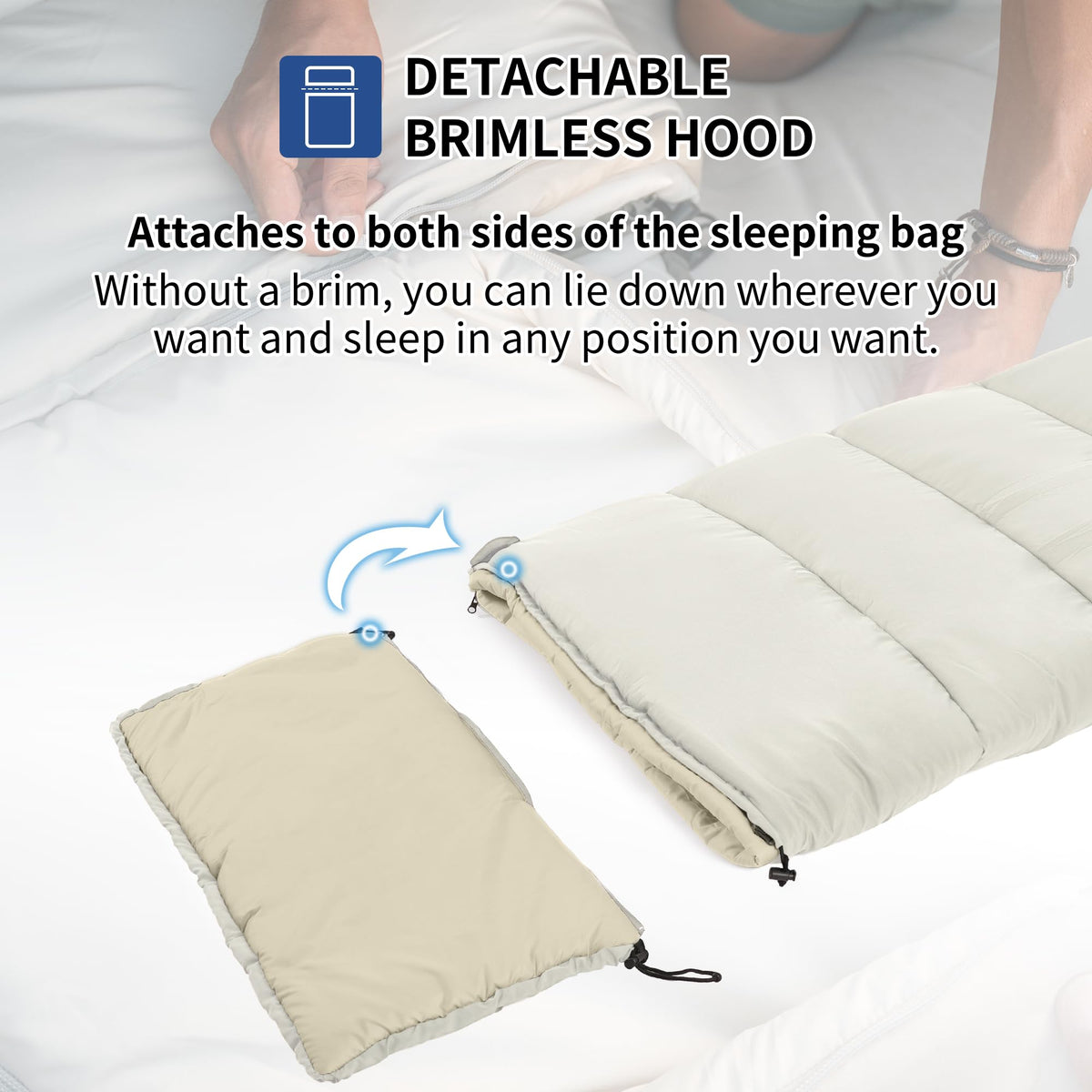 Naturehike Camping Sleeping Bag，Spliceable Double Sleeping Bag for Adults&Kids,