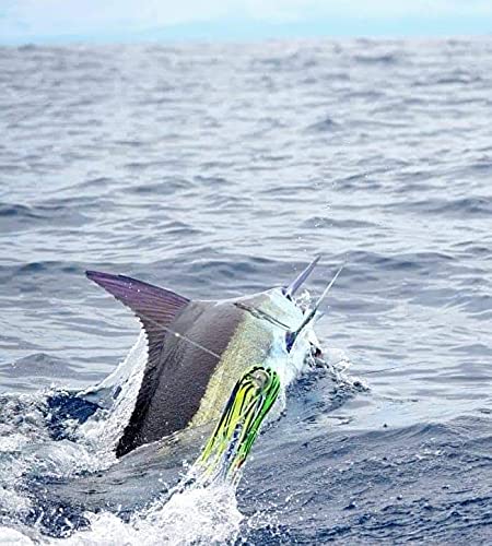 Large 15" Marlin Lure Mamacita - True Abalone Shell, view 2