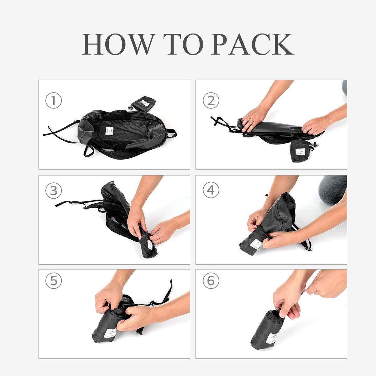 Naturehike 18L Lightweight Hiking Backpack, Waterproof Camping Packable Backpack