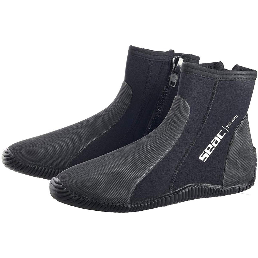 SEAC Standard Neoprene Boot, Black, Medium (8.½/9.½), view 2