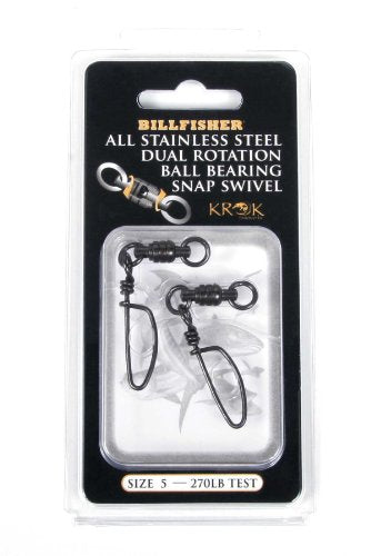 Billfisher KBBSS270-2PK Krok BB Fishing Swivels