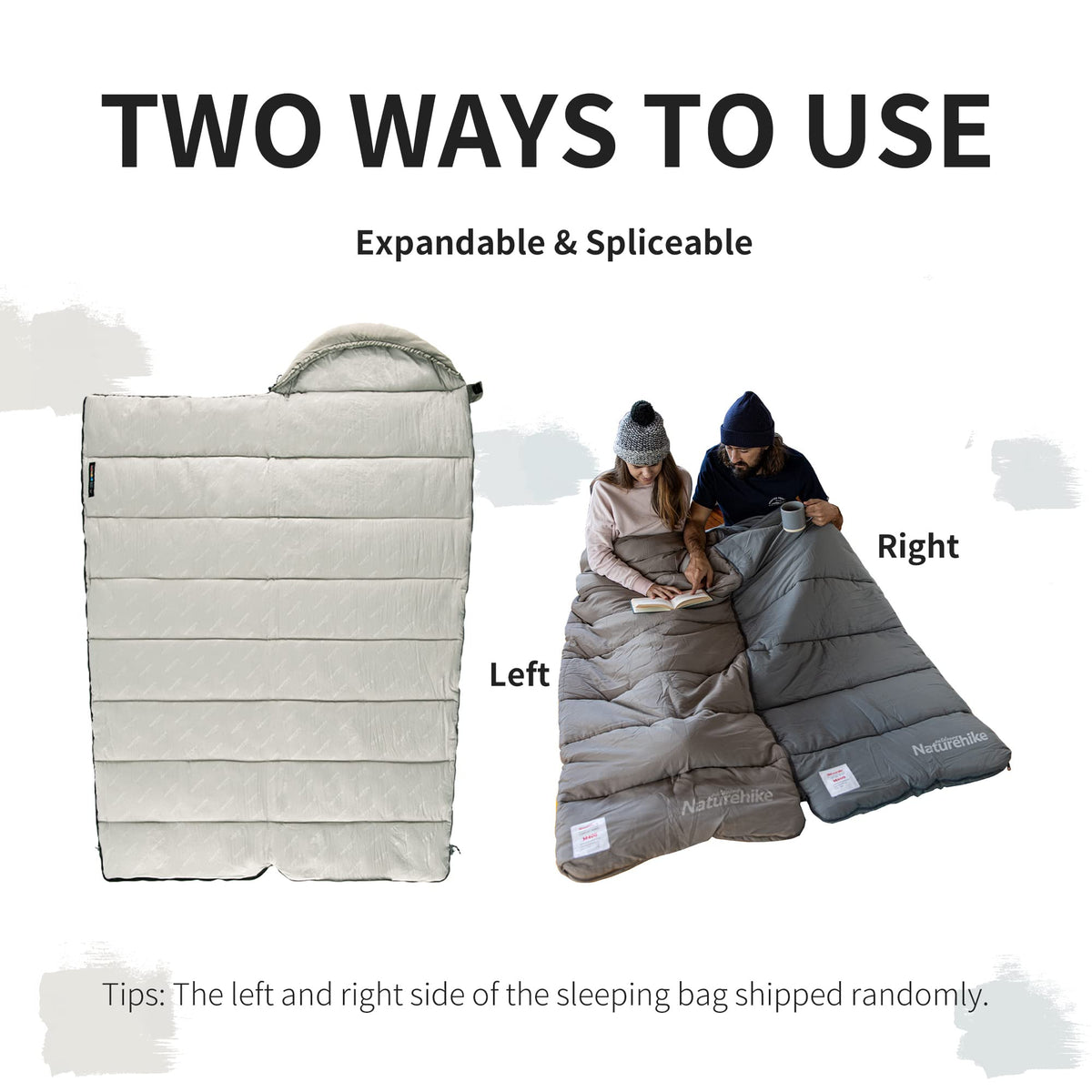 Naturehike 0 Degree Sleeping Bag for Adults, Cold Weather Lightweight Sleeping B