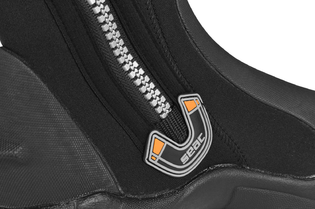 SEAC Pro HD 6mm Neoprene Wetsuit Boots with Side Zipper, XX-Small, view 4