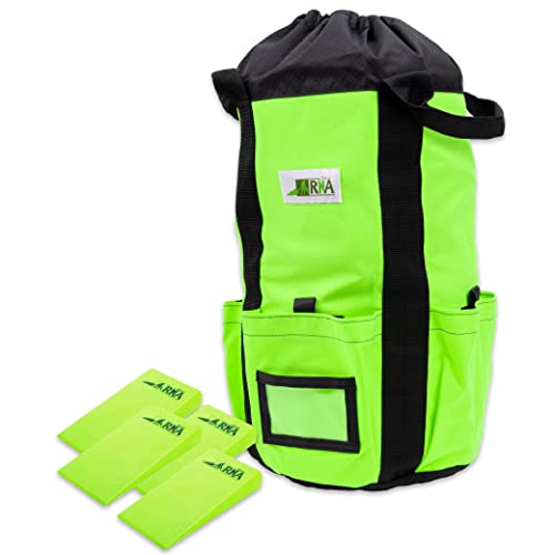 Rock-N-Rescue Arbor Rope Storage Bag 150 ft bundle w/Hi-Vis Felling Wedge Combo