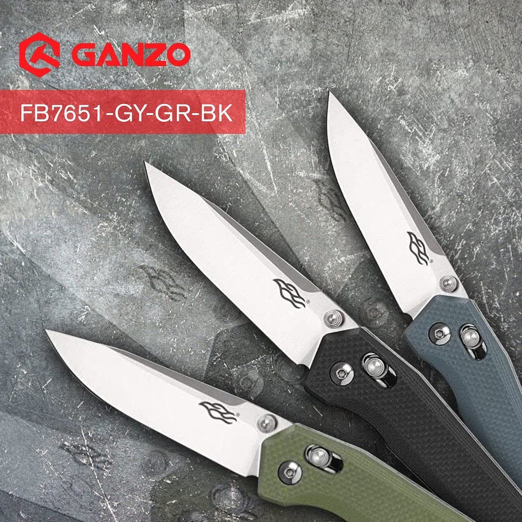 Firebird Ganzo FB7651-GR Pocket Folding Knife 440C, view 9