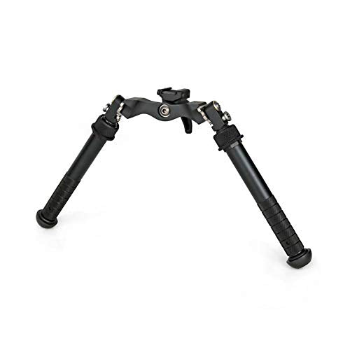 Atlas Super Cal BT72 Bipod - Two-Screw 1913 Rail Clamp, Black
