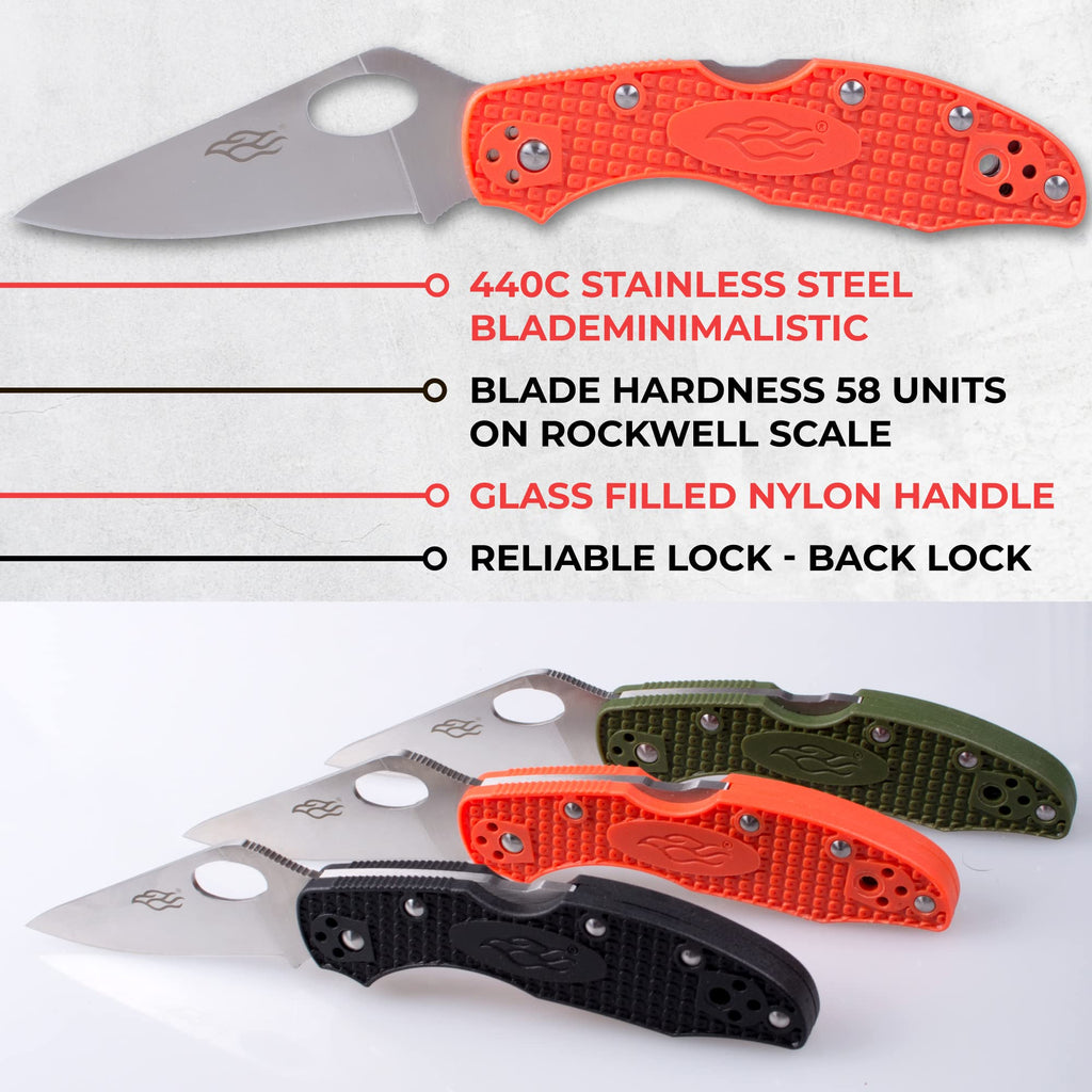 Firebird GANZO F759M Pocket Folding Knife 440C, view 6