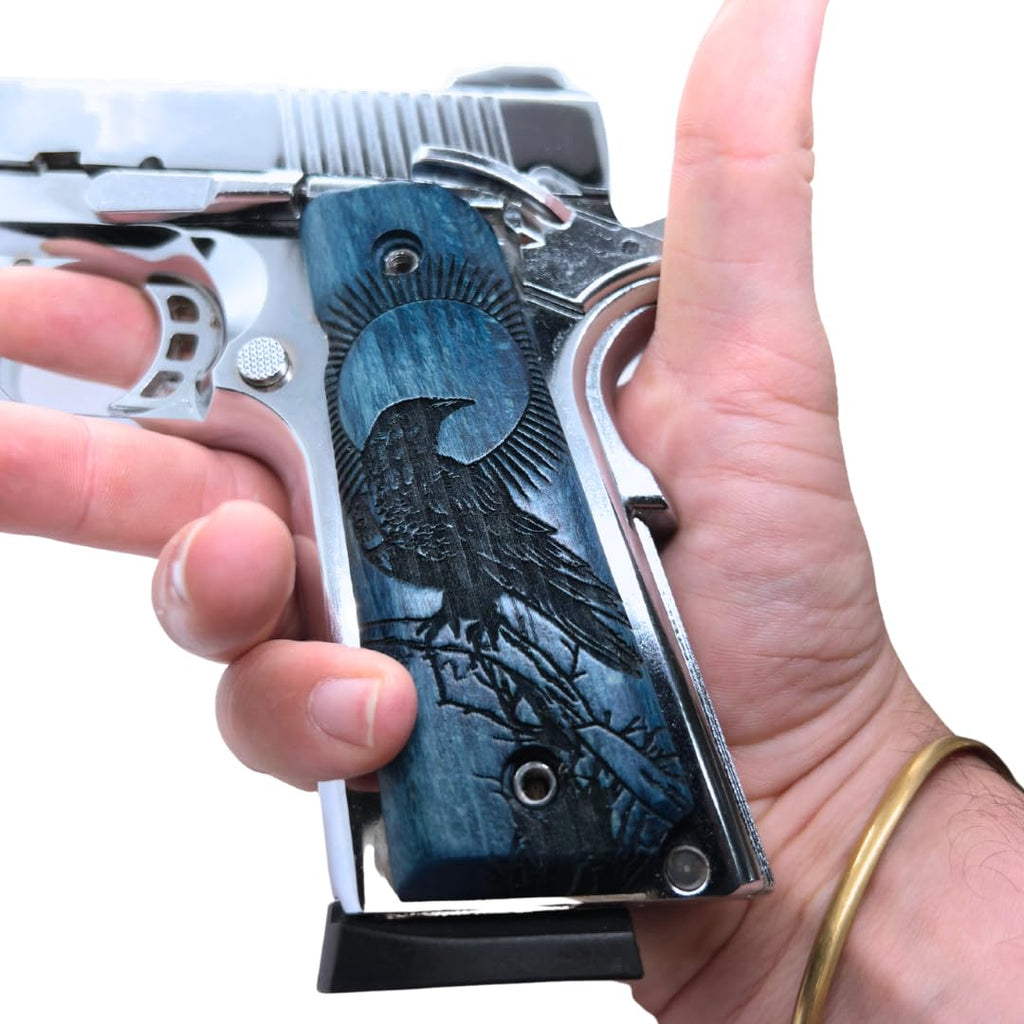 Zib Grips, 1911 Raven Series, 1911 Wooden Pistol Grips, view 3