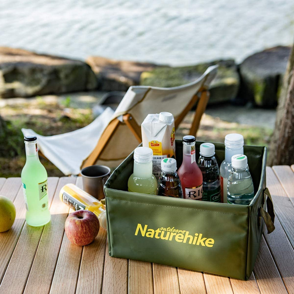 Naturehike Collapsible Bucket, Folding Bucket Wash Basin with Handle, Portable W, view 2
