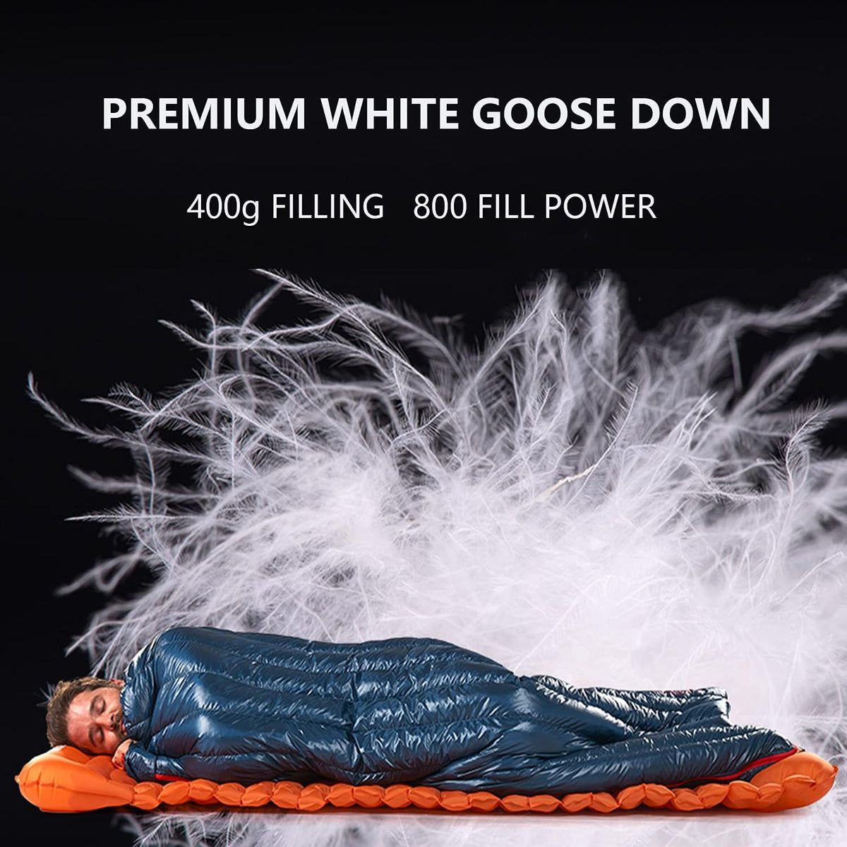 Naturehike Down Sleeping Bag 800 Fill Power Lightweight Compact for Backpacking