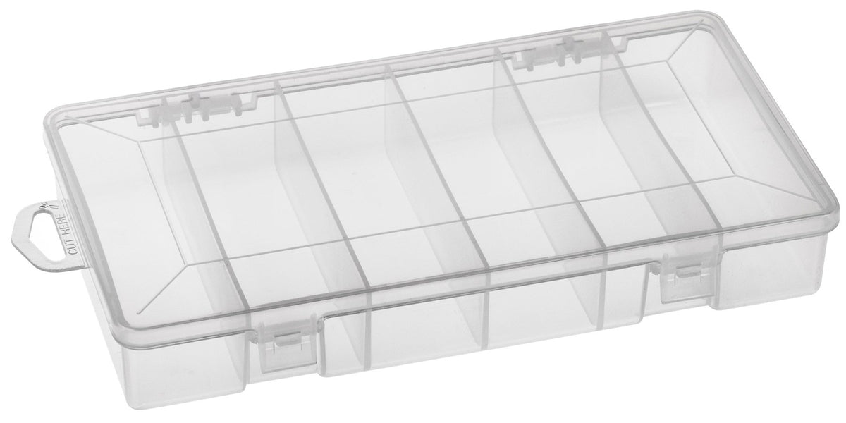 South Bend Utility Box W/6 Compartments, Clear