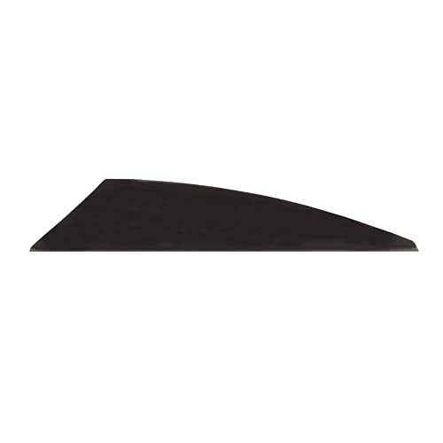 TAC Vanes 2.75" Driver Hybrid Vanes, Black, 36-Pack, for Archery & Shooting.