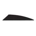 TAC Vanes 2.75" Driver Hybrid Vanes, Black, 36-Pack, for Archery & Shooting.