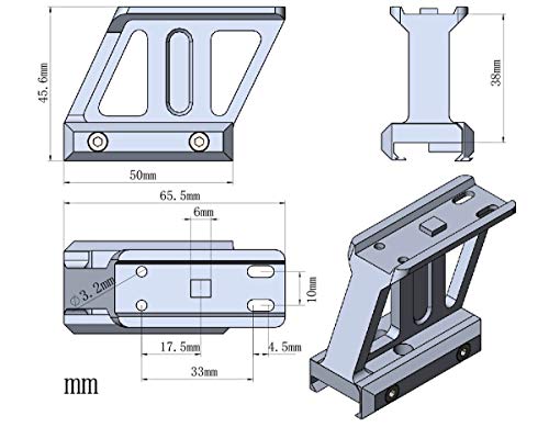 Vector Optics 1.5" Profile Cantilever Picatinny Riser Mount