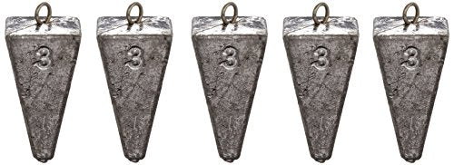 South Bend Pyramid Sinker, Pack of 5