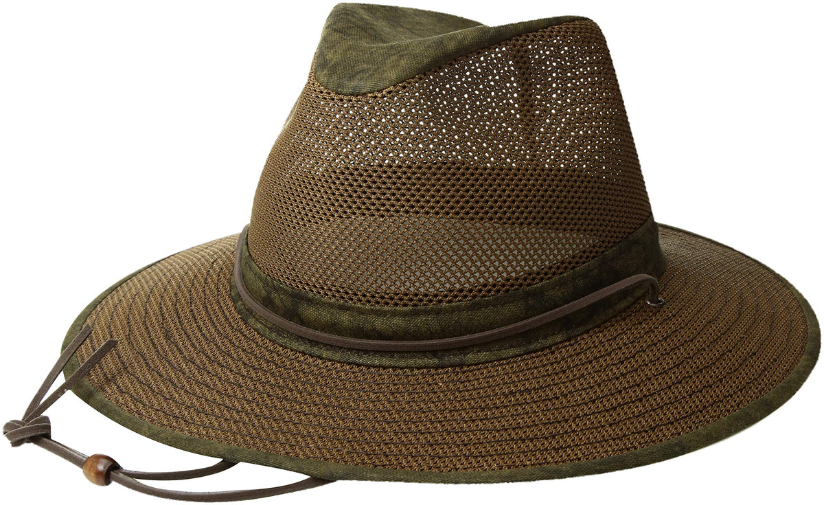 Henschel Hats Aussie Breezer Original - Wide-Brim Sun Hat for Men with Adjustabl