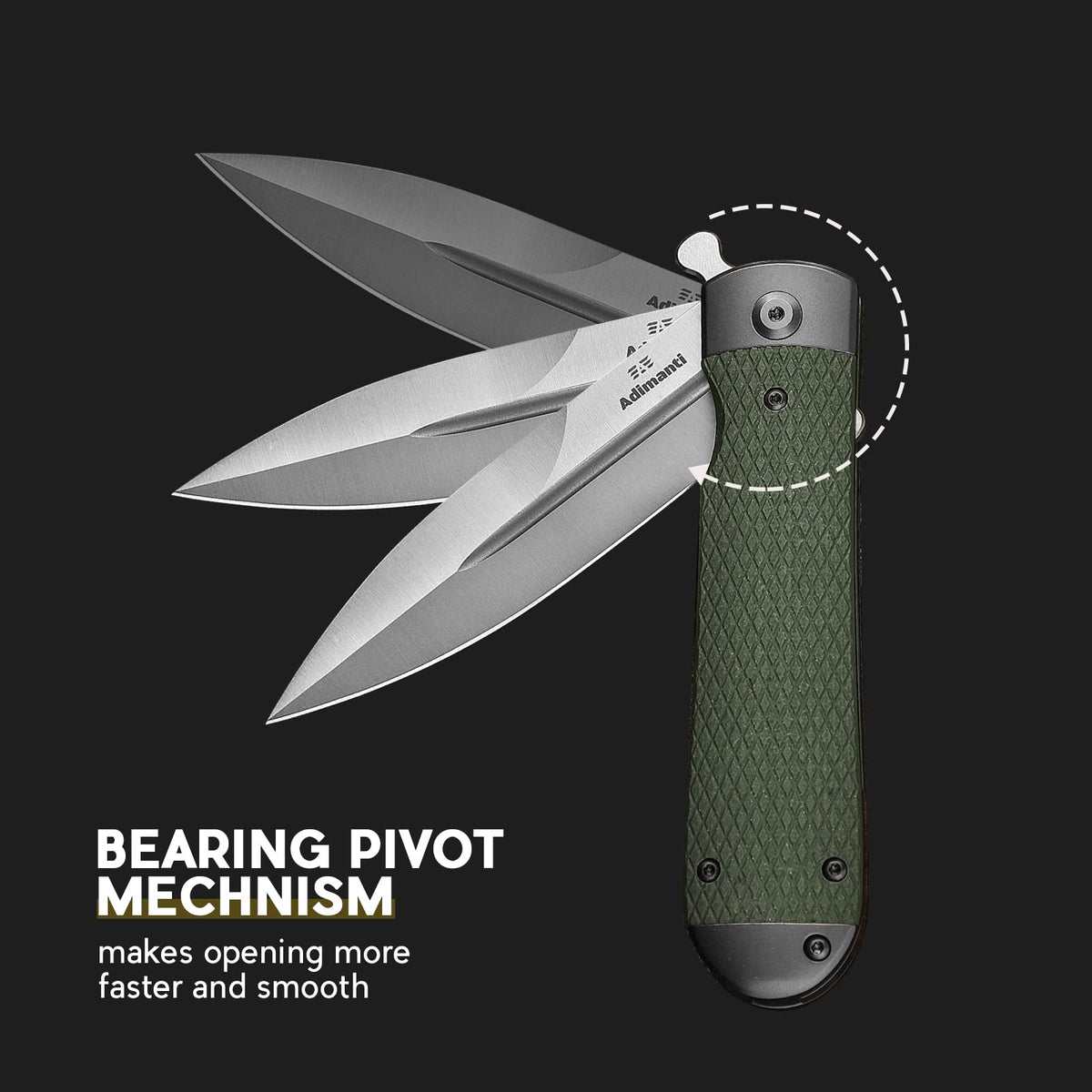 Firebird Knife GANZO Firebird Adimanti Samson-BK Pocket Folding Knife