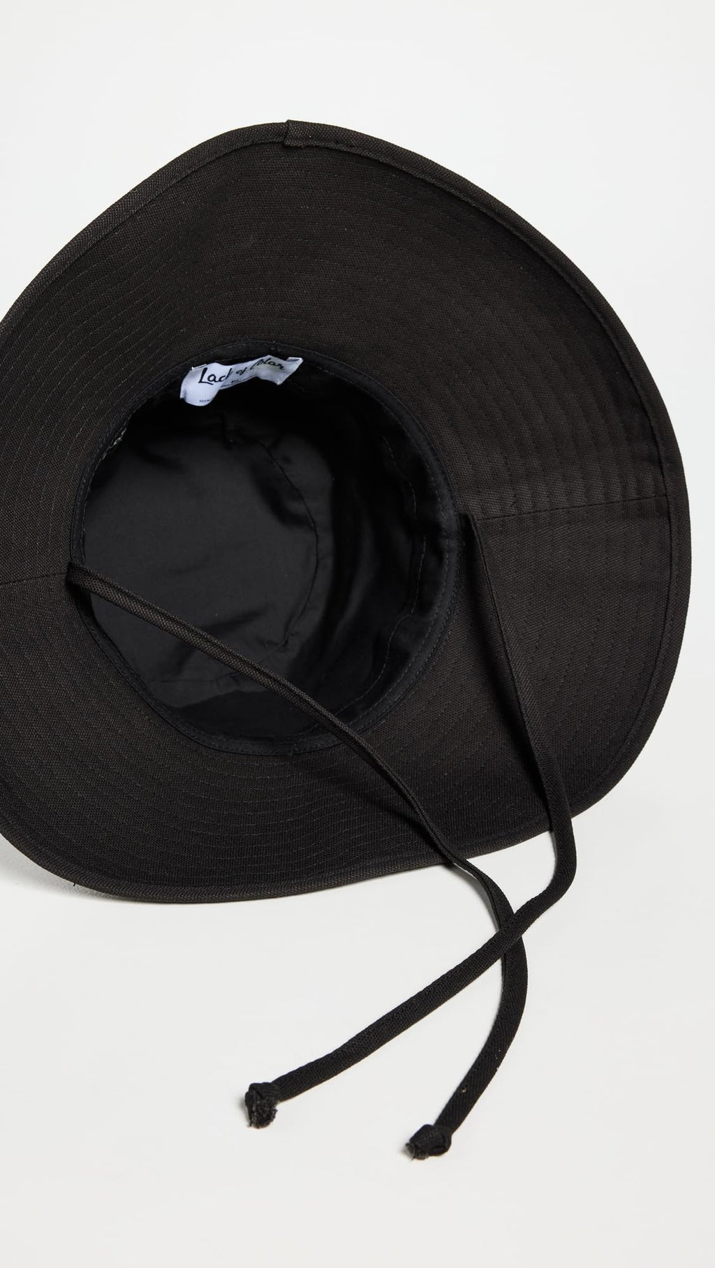 Lack of Color Women's Holiday Canvas Bucket Hat, Black, S-M, view 4