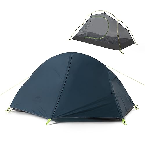 Naturehike Bikepacking 1 Person Tent, Waterproof Easy Set up Free Standing Singl