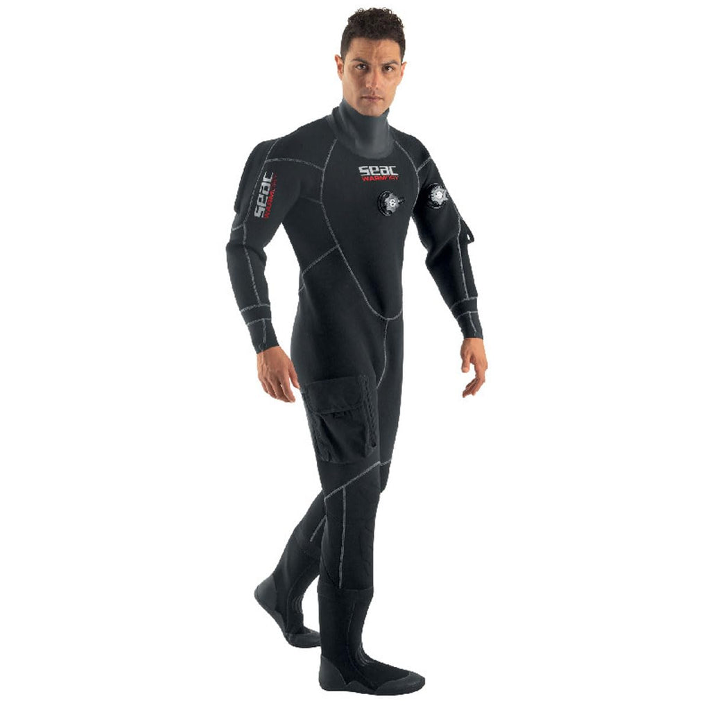 SEAC Warmdry Man Drysuit Large Plus, Black (Model: 0060001009091A), view 2