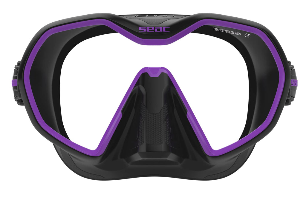 Seac Icona, Frameless Single-Lens mask for Scuba Diving 100% Made in Italy, view 2