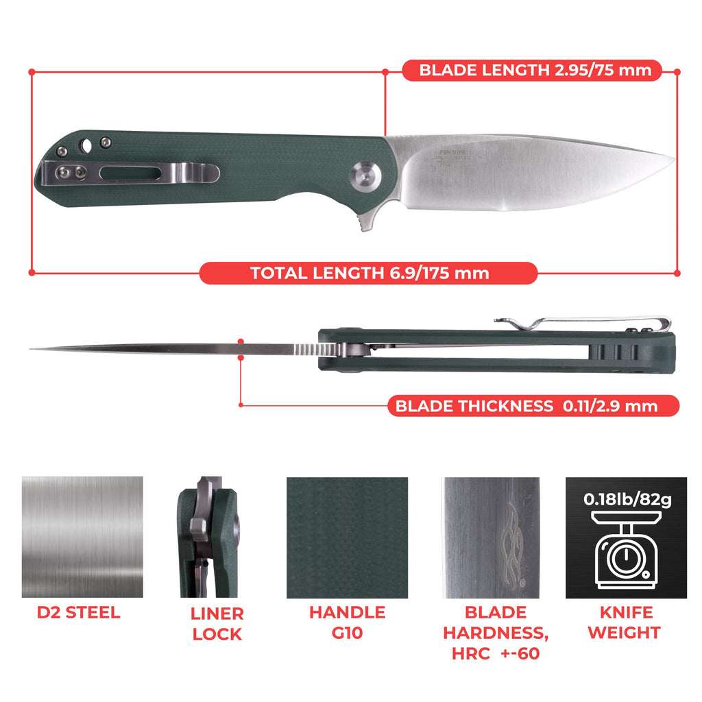 Firebird GANZO FH41S-GB Ball Bearing Pocket Folding Knife, view 2