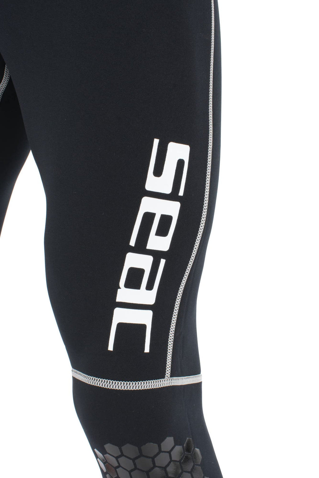 Seac Carezza Man, 2 mm one-Piece Double-Lined Neoprene Suit, Front Zip and PU Kn, view 7