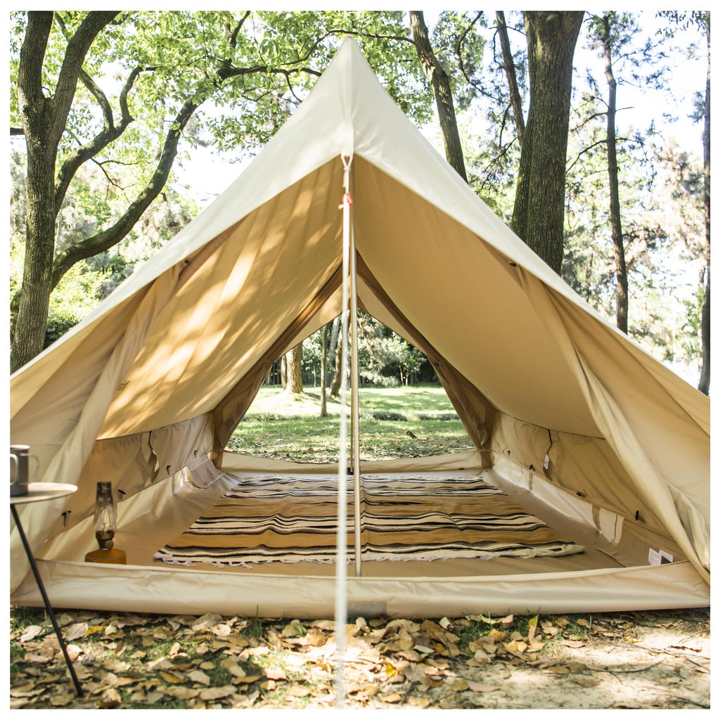 Naturehike Extend 2 Person Canvas Tent, Breathable 4 Season Tent, Glamping Cotto, view 5