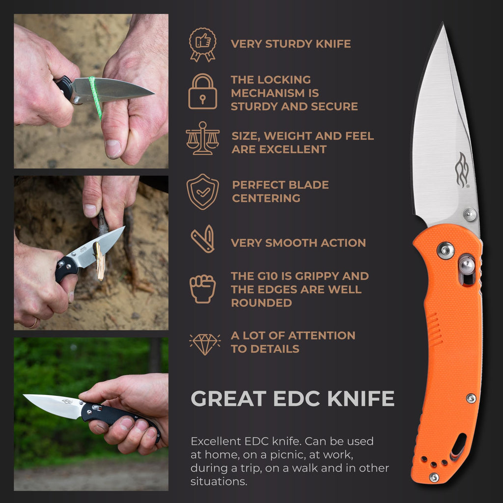 Firebird GANZO F753M1 Pocket Folding Knife G-10 Anti-Slip, view 4