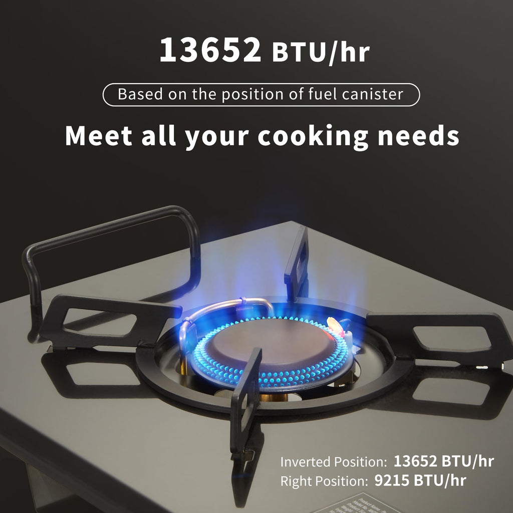 Naturehike Camping Gas Stove for IGT Table, Folding Isobutane Stove with Carry B, view 4