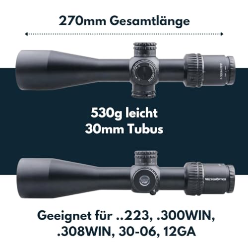 Vector Optics Veyron 4-16x44FFP Riflescope, view 6