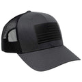 13 STRIPES American Flag Hat – Leather Patch Mesh Back Snapback Hat for Men & Wo