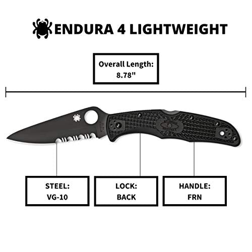 Spyderco Endura 4 Lightweight Signature Knife with 3.80", view 5