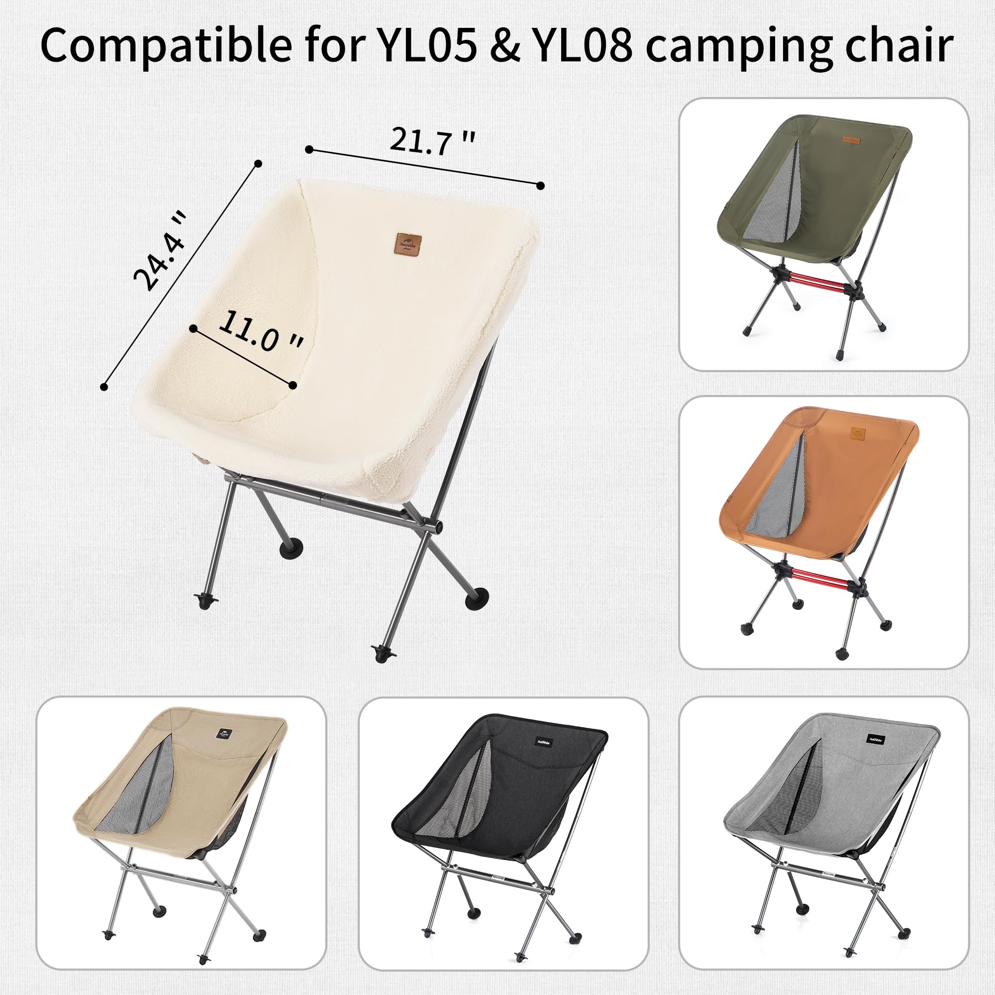 Naturehike Insulated Chair Cover for YL05 & YL08 Ultralight Camping Chair