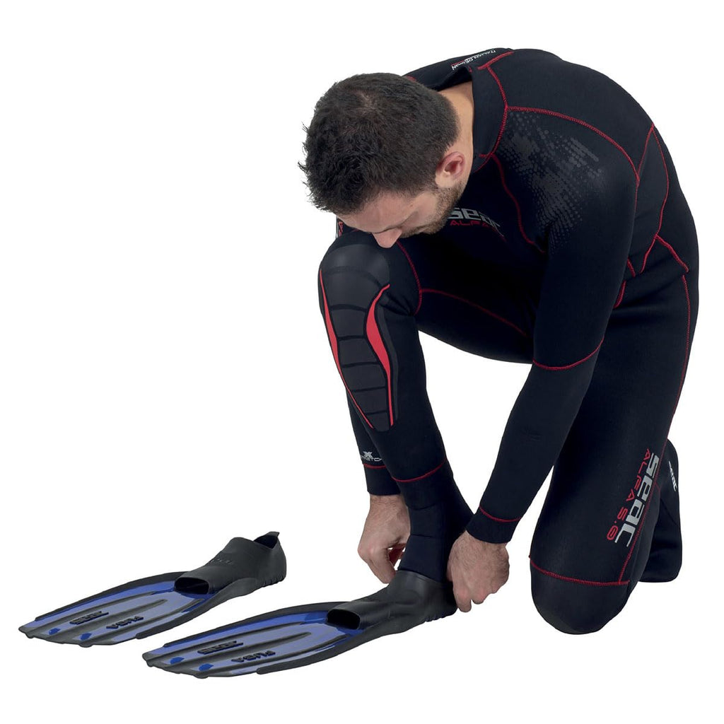 Seac Fuga, Diving Fins for Scuba Diving, Snorkelling and Apnea with Foot Pocket,, view 5