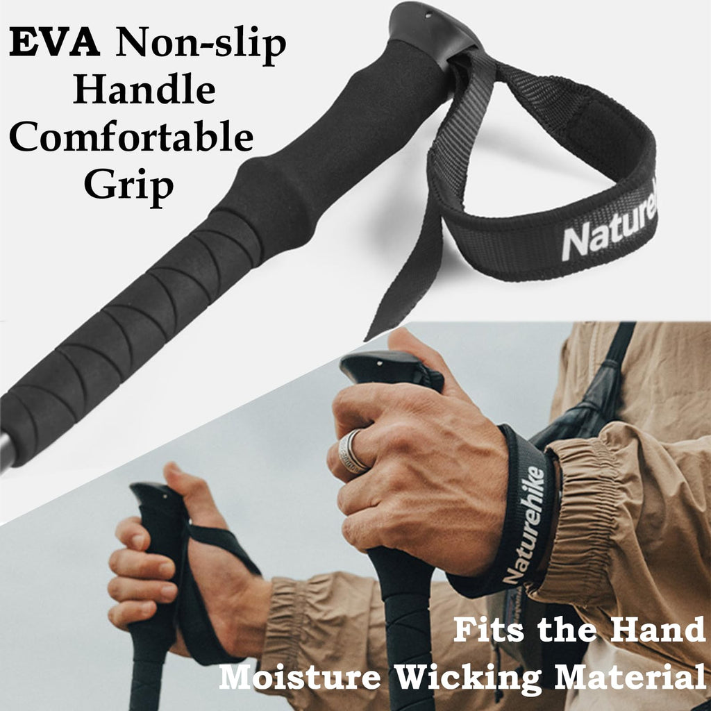 Outdoor Mountaineering Wand Hiking Wand Foldable and Stretchable Lightweight Tac, view 3