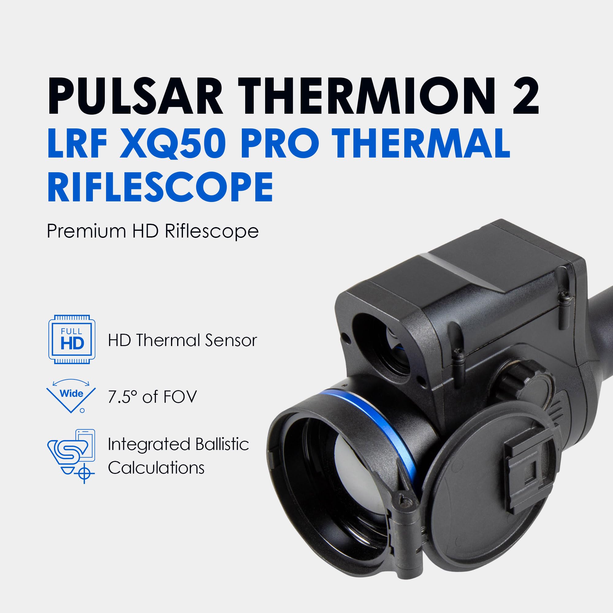Pulsar Thermion 2 LRF XQ50 Pro Thermal Riflescope with Laser Range Finder