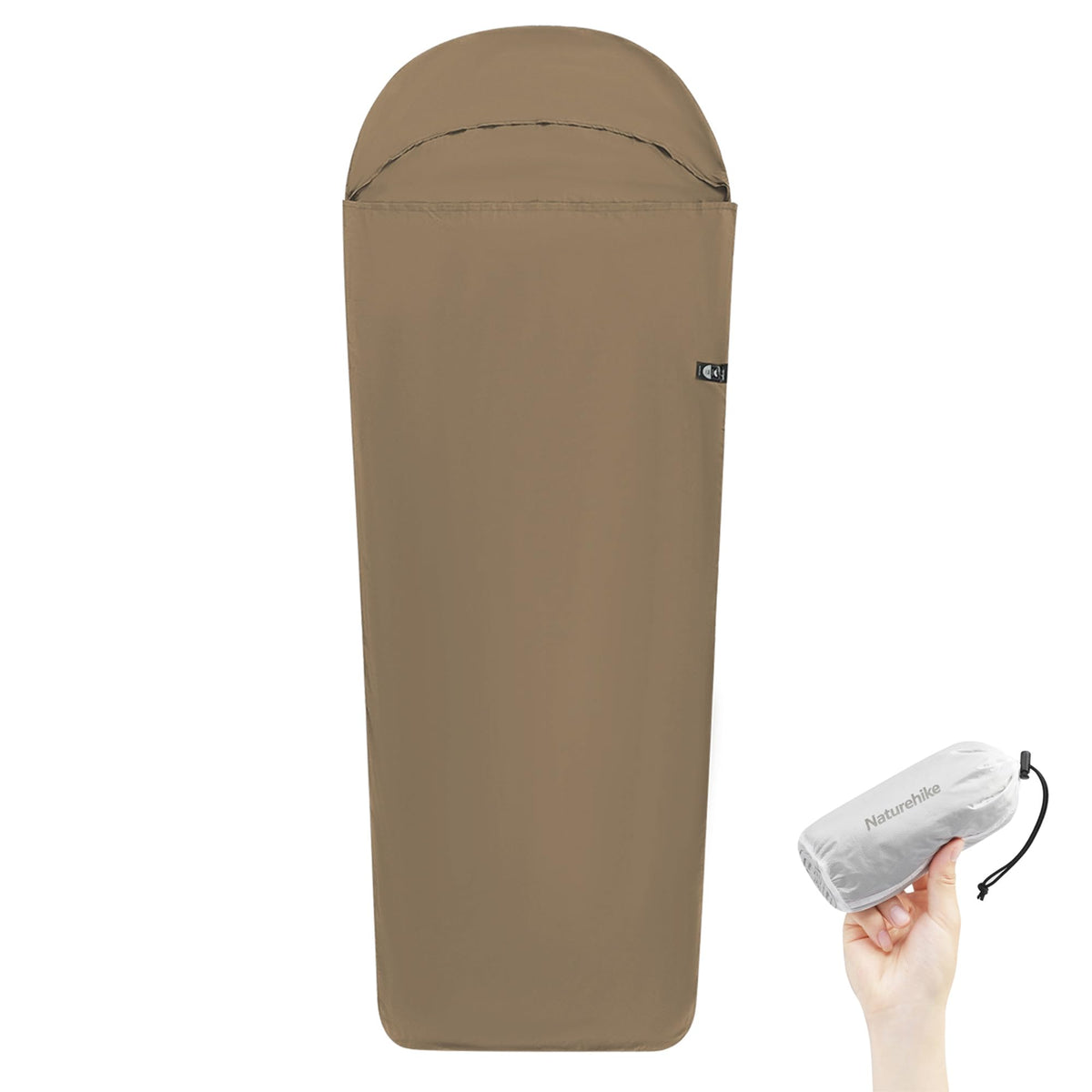Naturehike 4.5oz Ultralight Washable Sleeping Bag Liner, Lightweight Adult Sleep