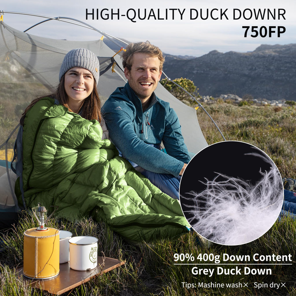 Naturehike 1.74lbs Ultralight Sleeping Bag, 750 Fill Power Duck Down Sleeping Ba, view 4