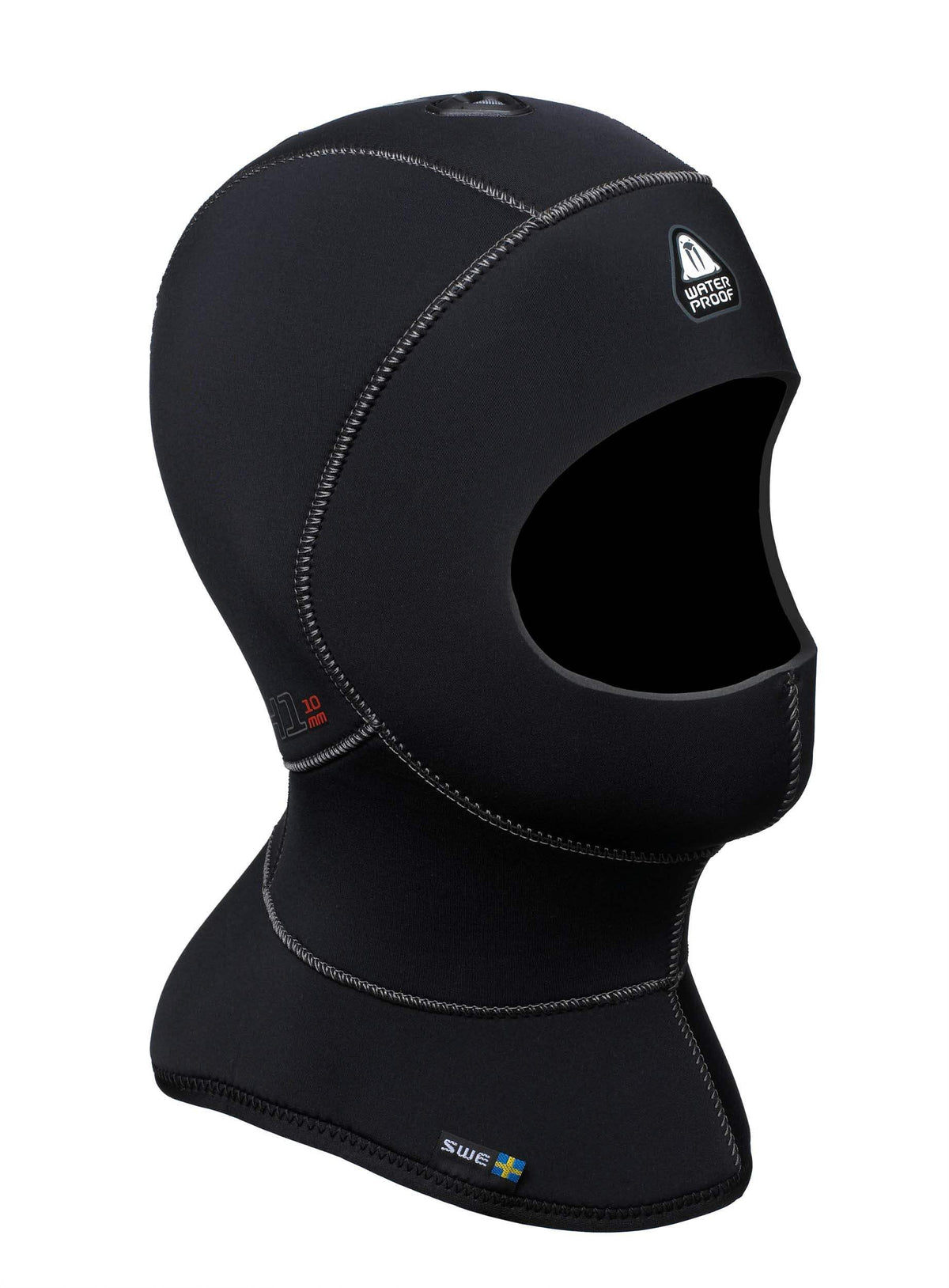 Waterproof H1 5/10mm Polar Evoluted Hood (Black, Small)