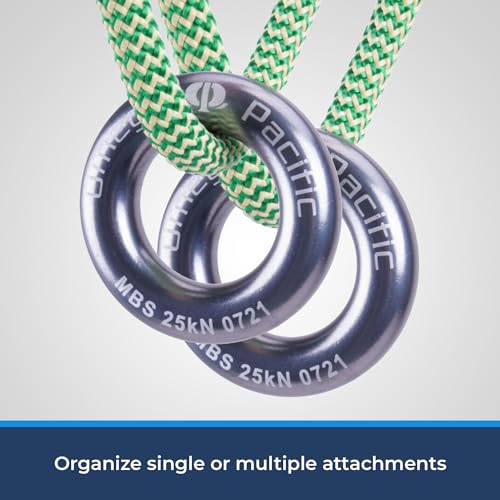 Omega Pacific Rappel Ring - Solid Seamless Aluminum Design, Outdoor Adventure, view 5