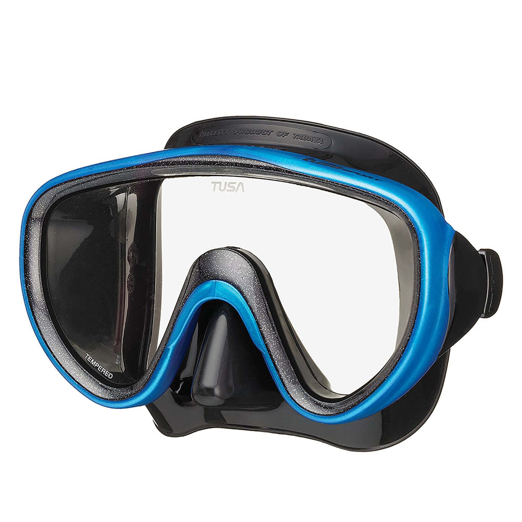 TUSA Sport UM16 Adult Serene Snorkeling Mask, Fishtail Blue