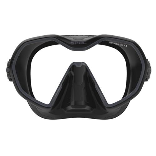 SEAC Icona S/BL Black/RED Mask