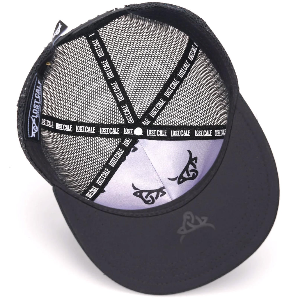 Lost Calf 3D Black Logo Turquoise Aztec - Hats Cap, One Size-X-Large, view 7